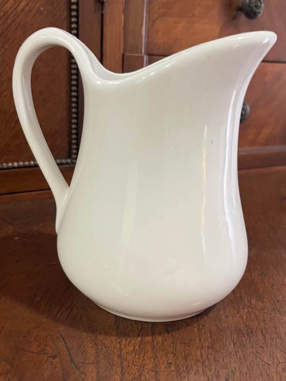 Vintage Pillivuyt France White Porcelain Small Pitcher